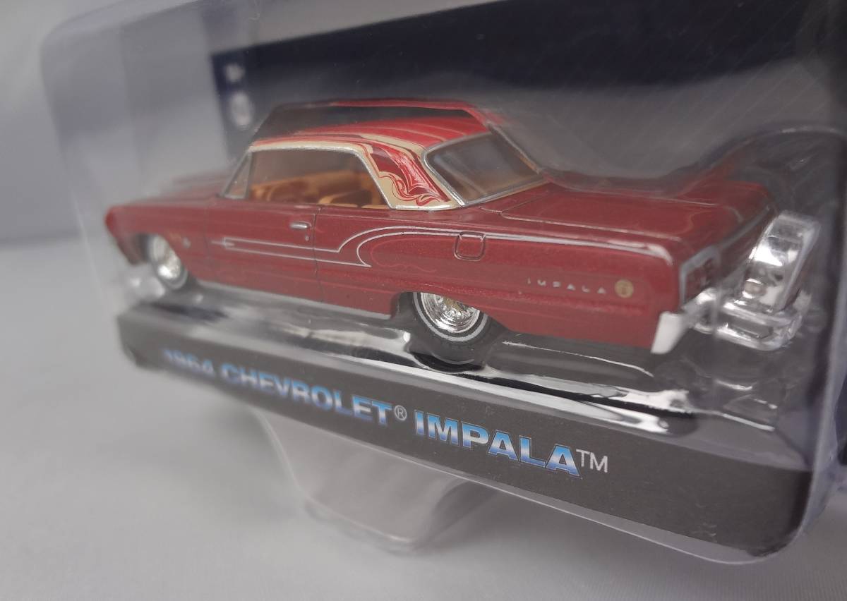 グリーンライト　GREENLIGHT　1/64　1964 CHEVROLET IMPALA　LOWRIDERS　シリーズ1　シボレー インパラ　ローライダー_画像4