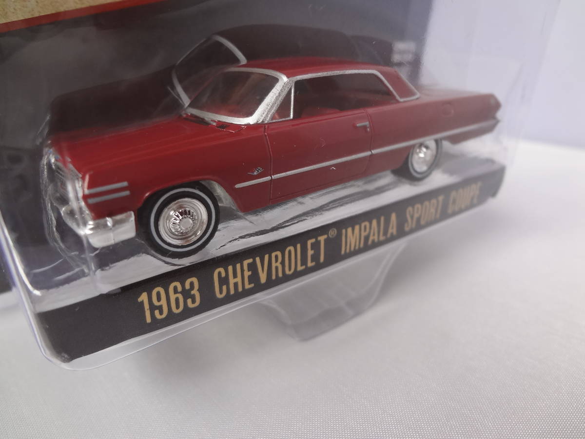 グリーンライト　GREENLIGHT　1/64　1963 CHEVROLET IMPALA SPORT COUPE　Vintage AD CARS　シリーズ7　シボレー インパラ スポーツクーペ_画像3