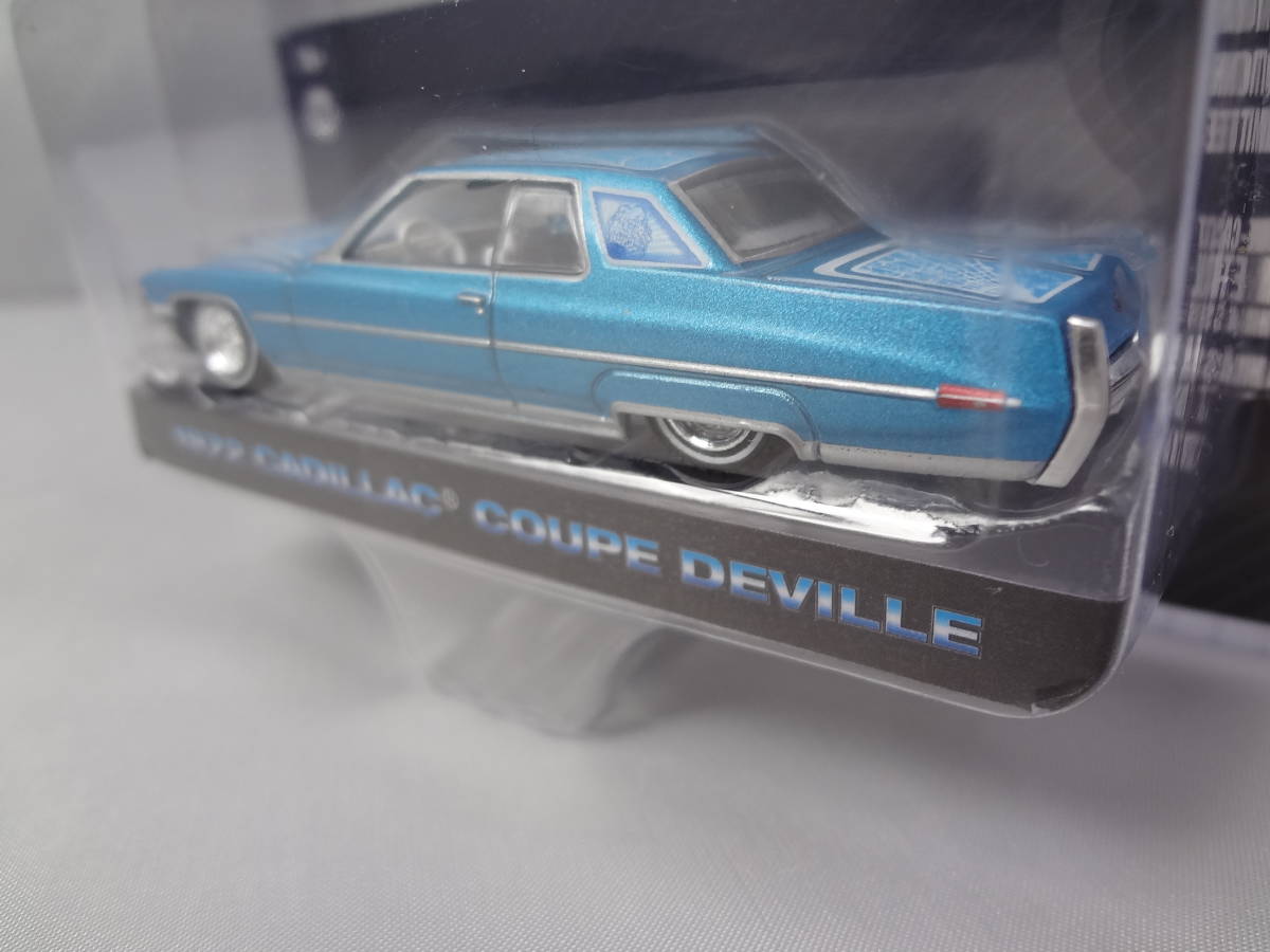 グリーンライト　GREENLIGHT　1/64　1972 CADILLAC COUPE DEVILLE　LOWRIDERS　シリーズ2　キャデラック クーペデビル　ローライダー_画像4