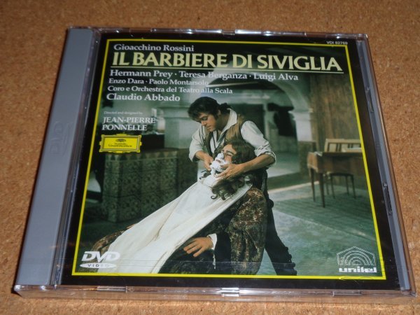 DVD ロッシーニ:歌劇《セビリャの理髪師》全曲 アバド指揮 1972年_画像1