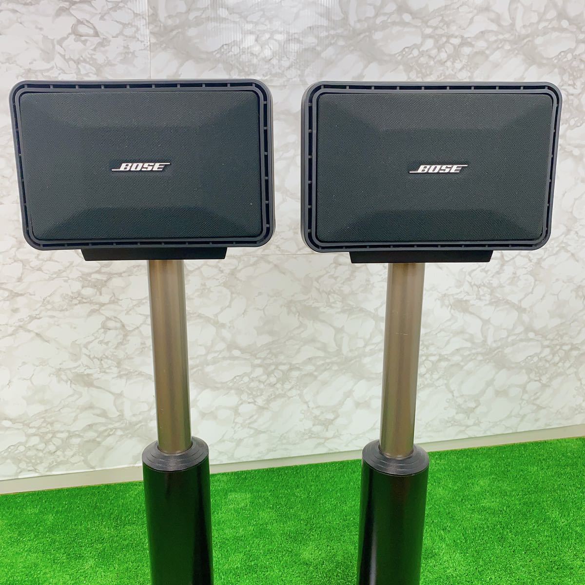 BOSE 101MM 連番　白ロゴ　鳥マーク　スピーカー　スタンド　PS-15