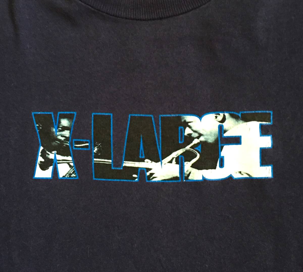 ◆ビンテージ X-Large brand 8周年 Tシャツ Lee Morgan John Coltrane Jazz リーモーガン ジョンコルトレーン 検Beastie boys Blue Giant_画像6