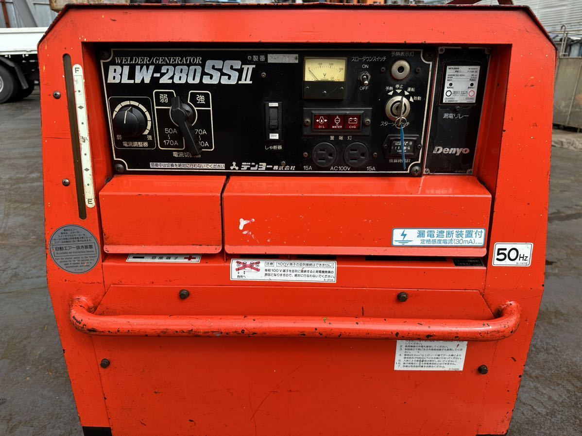 Denyo new 280 デンヨー BLW-280ll WELDER280/GENERATOR 9.9 Denyo new 280 デンヨー BLW-280ll WELDER280/GENERATOR 9.9