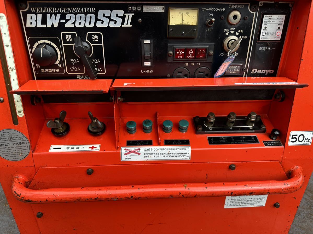 Denyo new 280 デンヨー BLW-280ll WELDER280/GENERATOR 9.9 Denyo new 280 デンヨー BLW-280ll WELDER280/GENERATOR 9.9