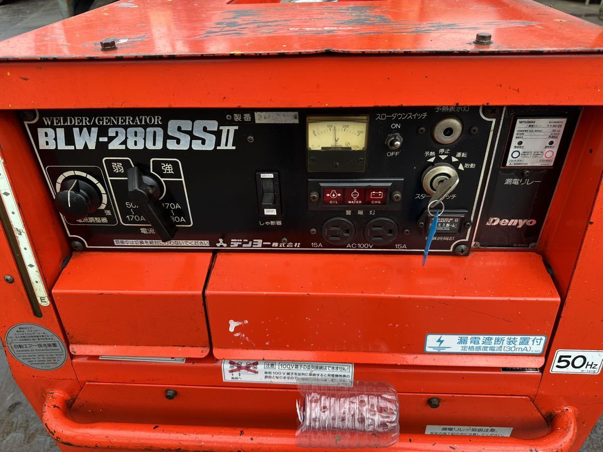 Denyo new 280 デンヨー BLW-280ll WELDER280/GENERATOR 9.9 Denyo new 280 デンヨー BLW-280ll WELDER280/GENERATOR 9.9