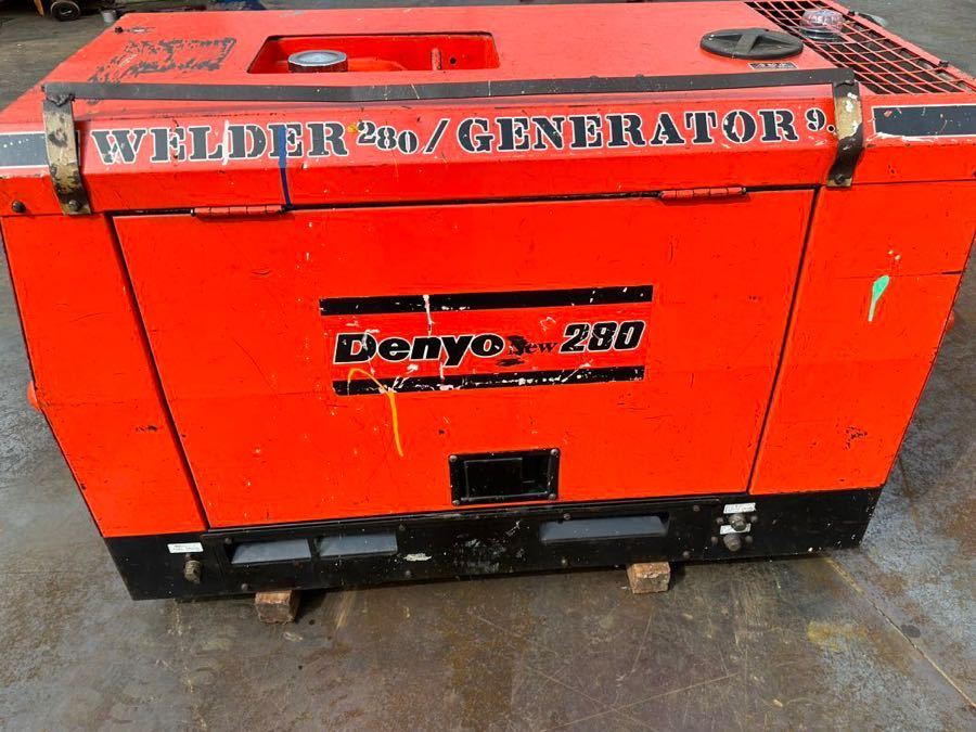 Denyo new 280 デンヨー BLW-280ll WELDER280/GENERATOR 9.9 Denyo new 280 デンヨー BLW-280ll WELDER280/GENERATOR 9.9