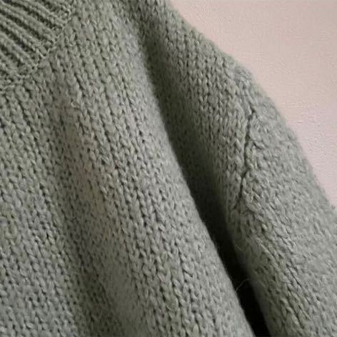 ZARA ザラ Oversized Sweater オーバーサイズニットM ざっくりボトルネックニットプルオーバー　綺麗色　淡い_画像3
