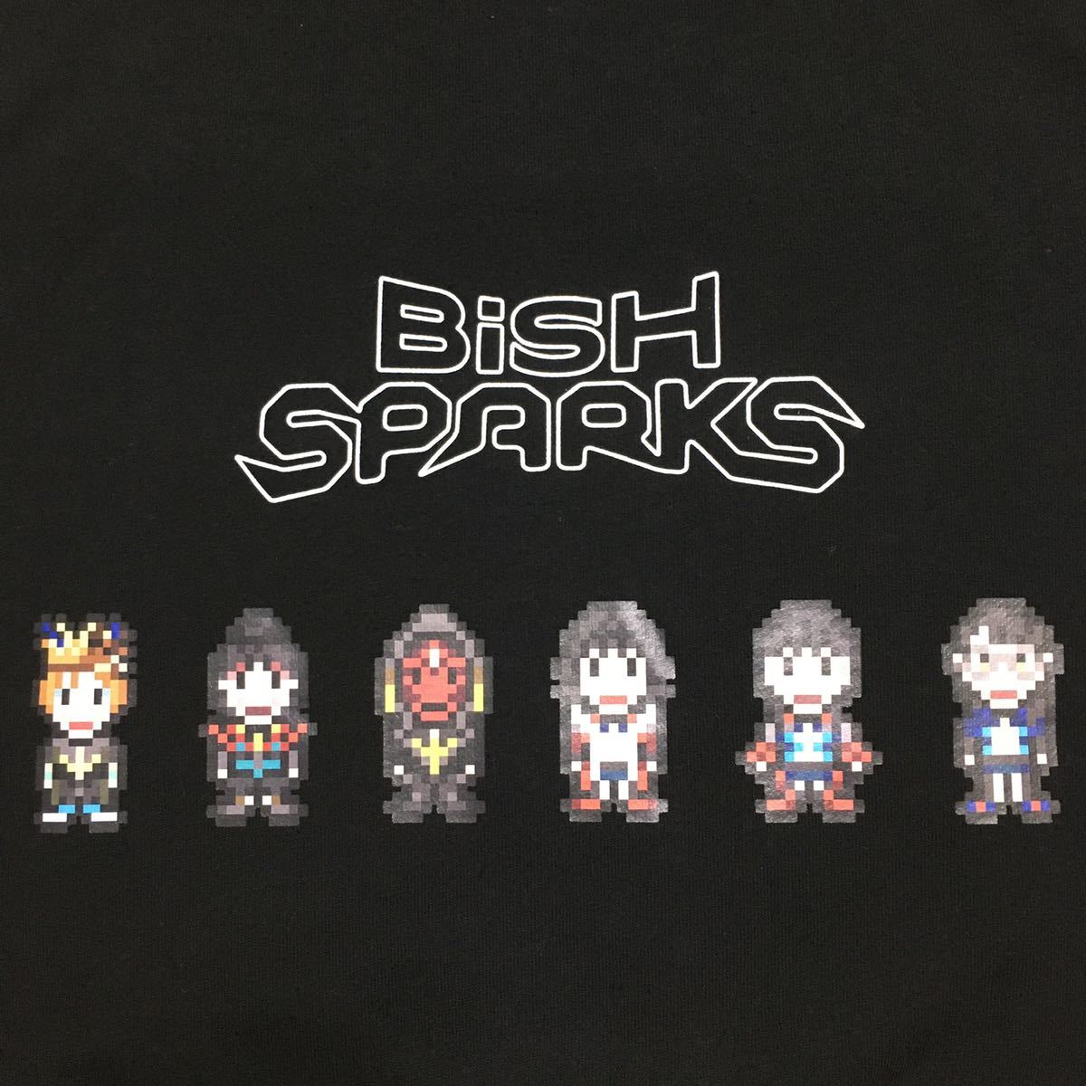 [ BiSH SPARKS ] BiSH ピクセル パーカー プルオーバー 黒 L SHiT original 受注販売 グッズ フード トレーナー ボックスロゴ 白_画像8