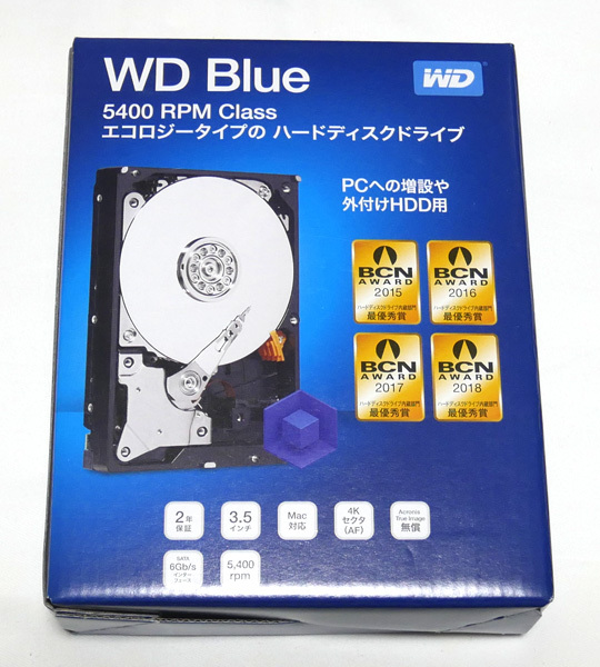 人気定番の CMR WesternDigital HDD 4TB 新品 WD40EZRZ-RT2 SATA