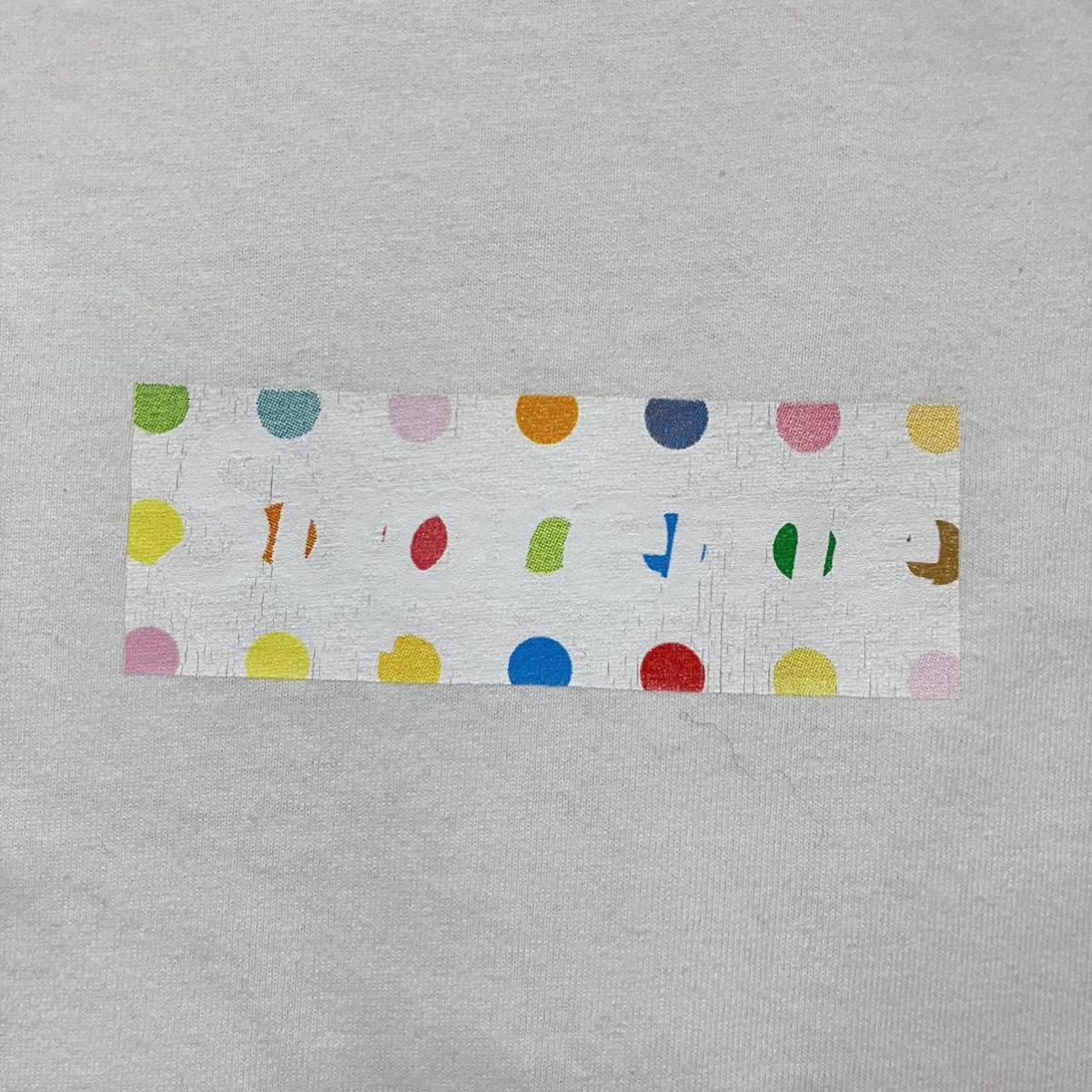 送料無料 SIZE L SUPREME DAMIEN HIRST TEE TSHIRT WHITE DOTS 2009