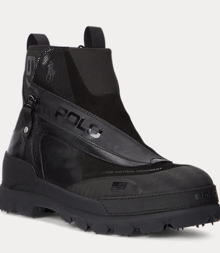 新作！日本未発売　Polo Ralph Lauren Oslo Nubuck Zip Boot 高級ヌバックブーツ 直営店から本物をお届け！！