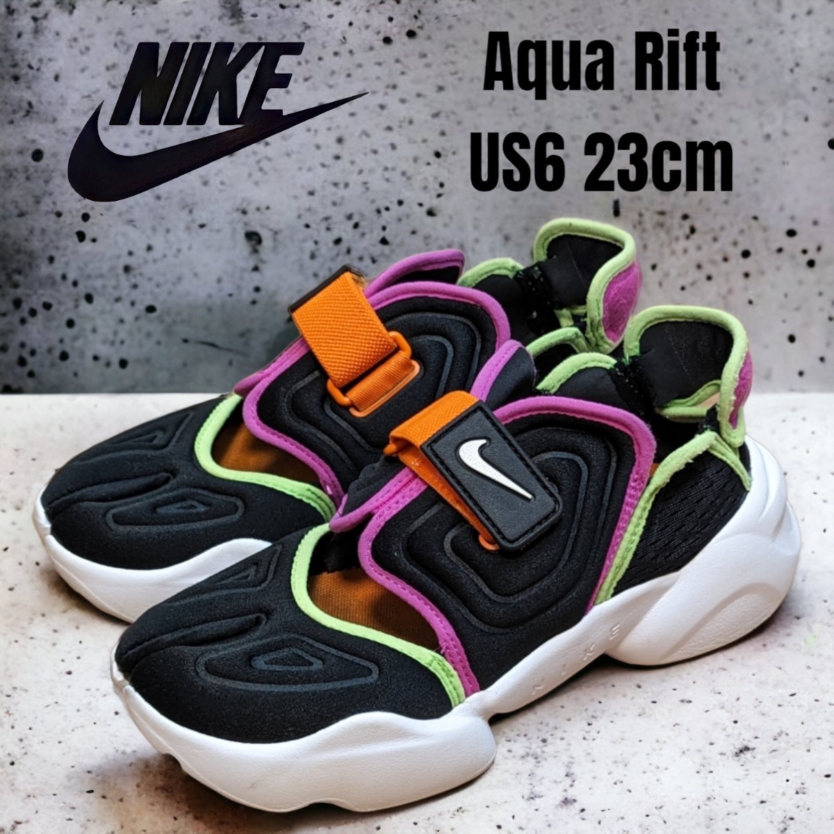 Nike Aqua Rift ナイキ アクアリフト 23cm ブラック ナイキスニーカー