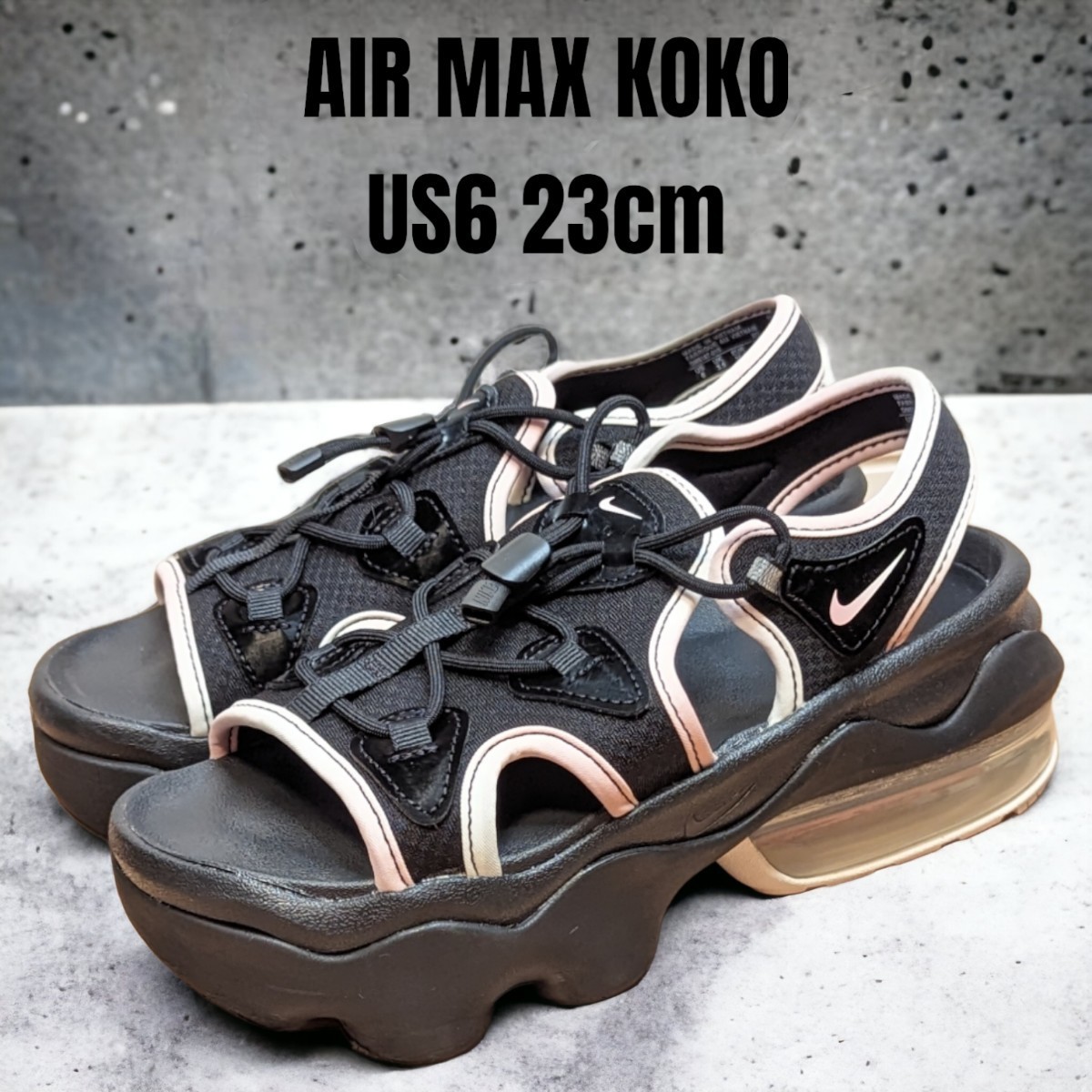 NIKE ナイキ AIR MAX KOKO 23cm エアマックスココ 厚底 NIKEサンダル