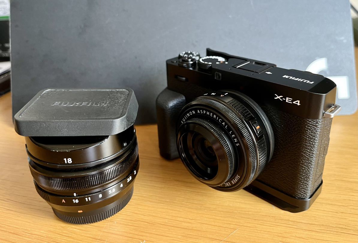 ヤフオク! - FUJIFILM X-E4 XF27mm F2.7 R WR XF18mm F2 ミラ...