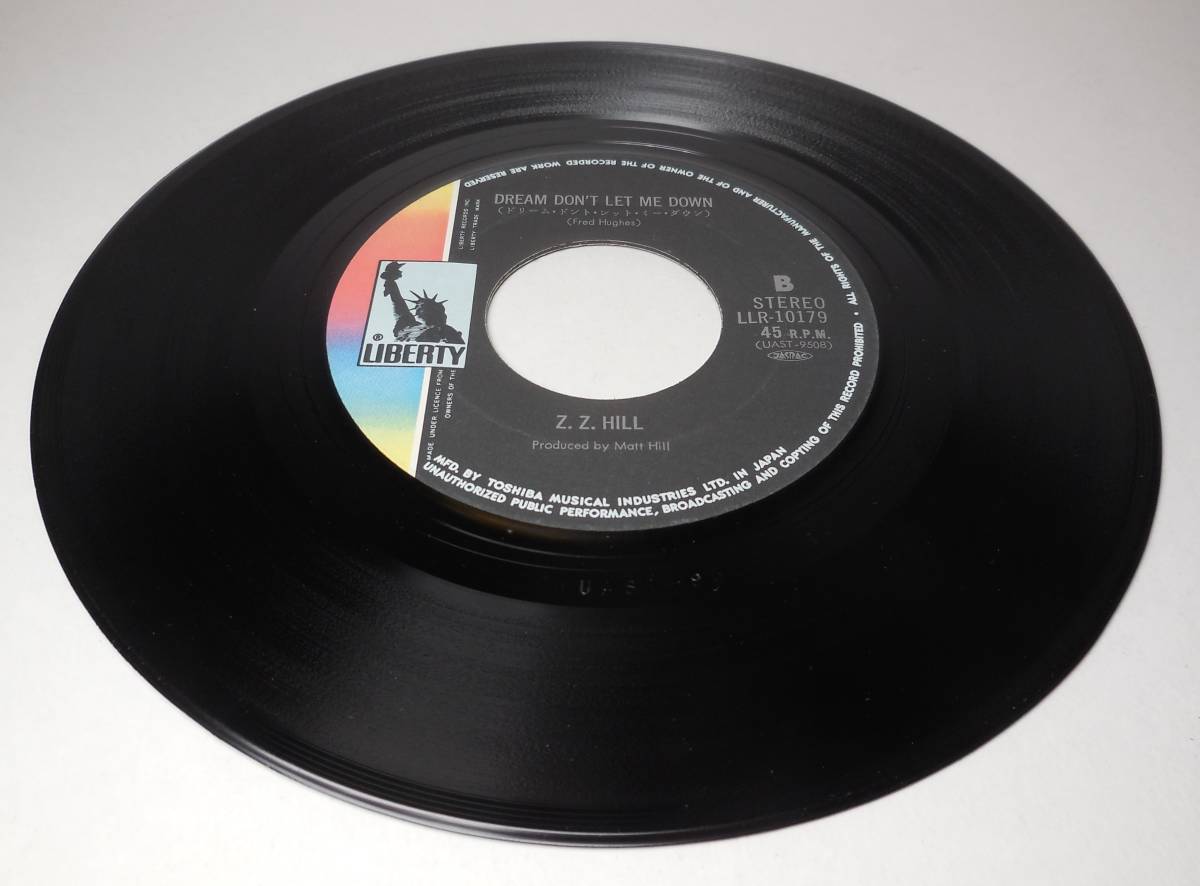 Z.Z.ヒル/Z.Z.HILL「ユア・ラヴ/Your Love」7インチ レコード 東芝 LIBERTYの画像5