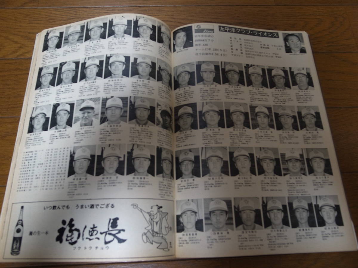 昭和49年週刊ベースボール/プロ野球選手写真名鑑/読売ジャイアンツ/ロッテオリオンズ/中日ドラゴンズ/南海ホークス/太平洋クラブ _画像6