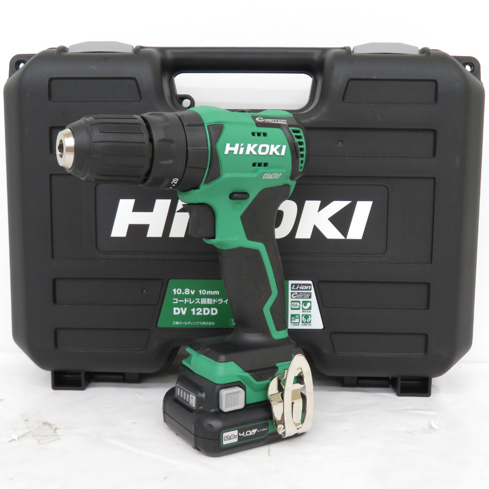 HiKOKI ハイコーキ 10.8V 4.0Ah コードレス振動ドライバドリル ケース