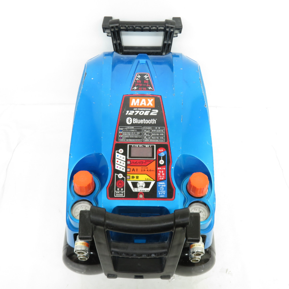 MAX マックス エアコンプレッサ 高圧専用 11L 青 運転時間1000時間超