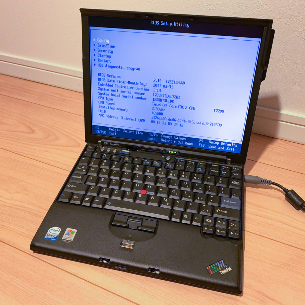 蔵出し・処分】ジャンク IBM ThinkPad X60 2台セット(12インチ 
