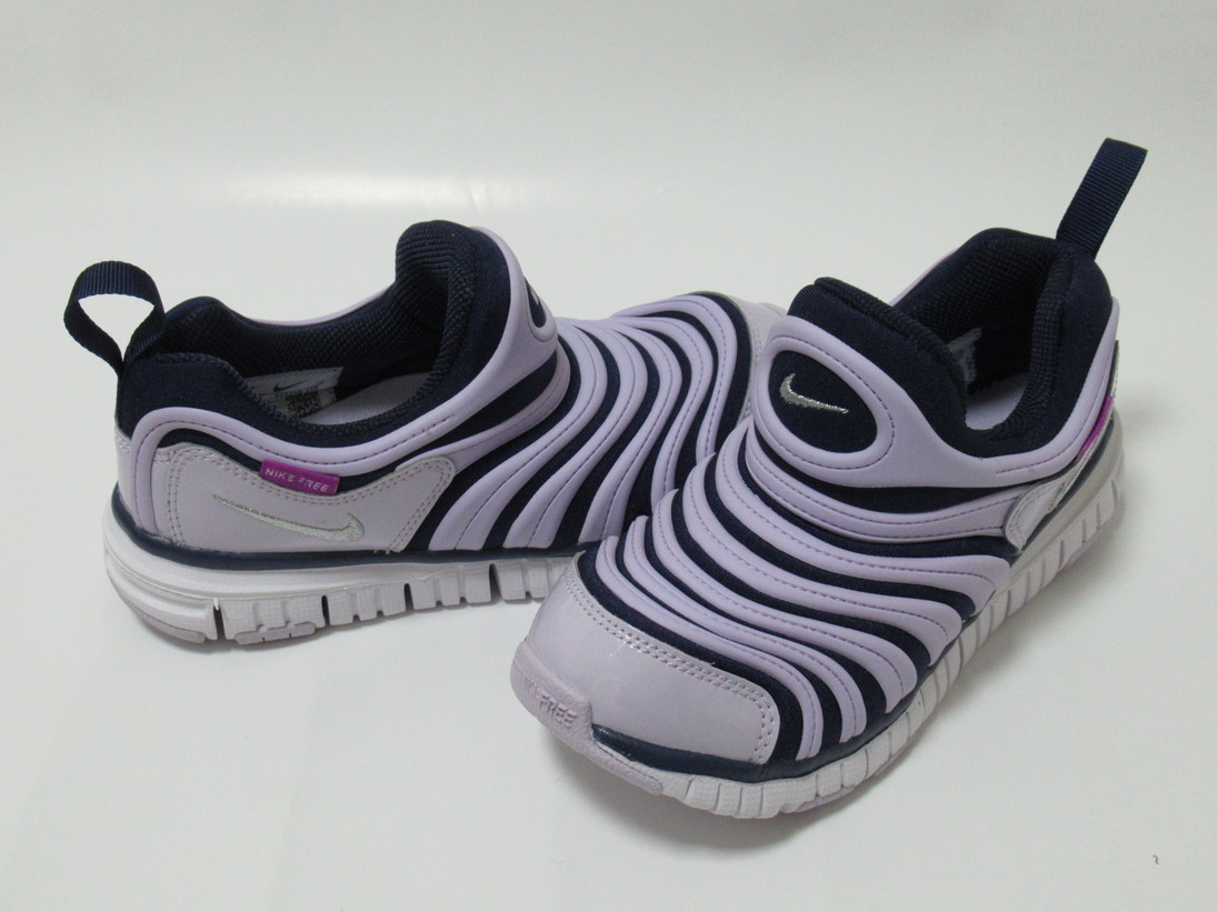 NIKE DYNAMO FREE PS 紫 パープル 21cm ナイキ ダイナモ フリー キッズ スリッポン 運動靴 343738-439_画像1