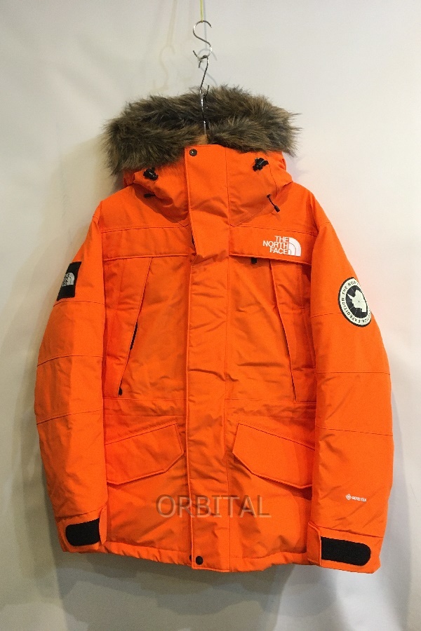 二子玉) THE NORTH FACE ノースフェイス アンタークティカパーカ ダウンジャケット オレンジ L メンズ ND92032 美品 国内正規_画像1