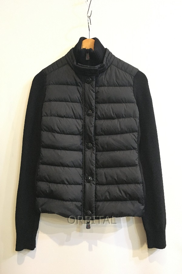 二子玉) モンクレール MONCLER 22AW CARDIGAN TRICOT ニット切替ダウン