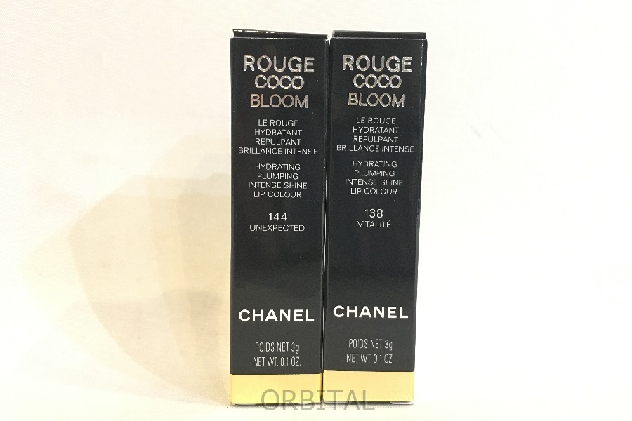 two . sphere ) Chanel CHANEL unused ROUGE COCO BLOOM rouge here Bloom 144,  138 lipstick 2 pcs set : Real Yahoo auction salling