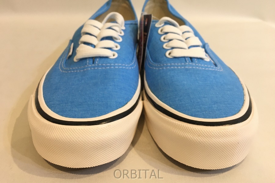 二子玉)VANS ヴァンズ バンズ 未使用 AUTHENTIC 44 DX オーセンティック44DX サックス 水色 メンズ 25.5cm_画像5