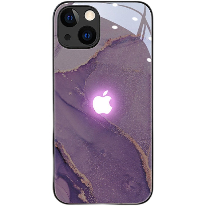  arrival shines iphone12Pro Max case iPhone 12 Pro Max Led Logo light shines Logo light up Logo case lighting cover glass back cover 