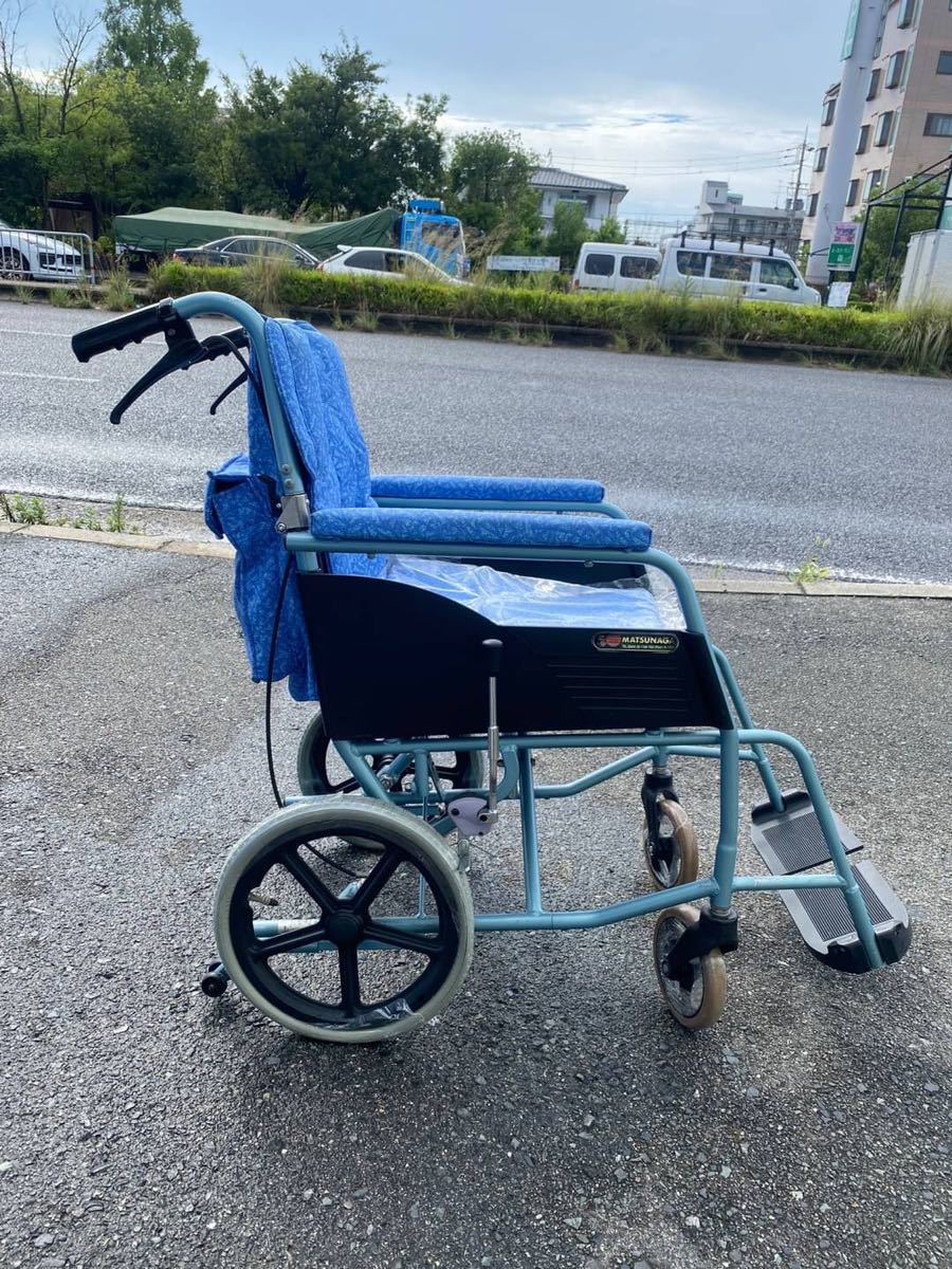 ○I8288 松永製作所 春夏秋冬シリーズ　介助式車椅子 車いす REM-8○_画像4