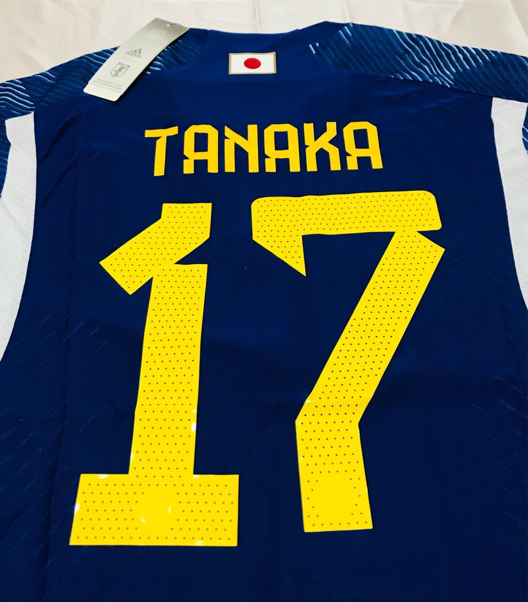 サッカー日本代表ユニフォーム #17 TANAKA (田中碧) L サイズ サッカー日本代表ユニフォーム #17 TANAKA (田中碧) L サイズ