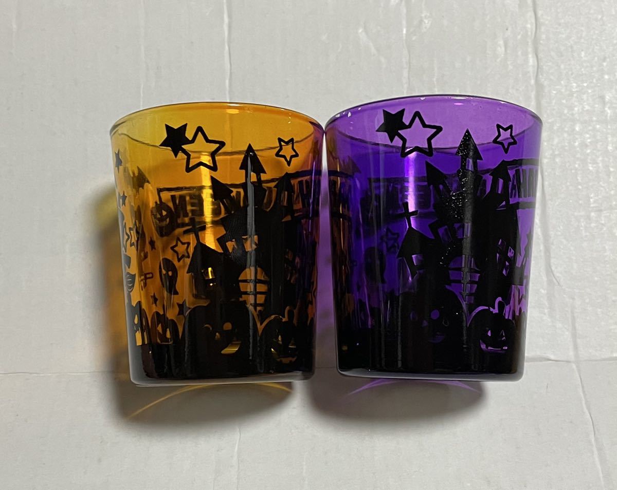  Halloween candle holder glass glass 5 piece set 