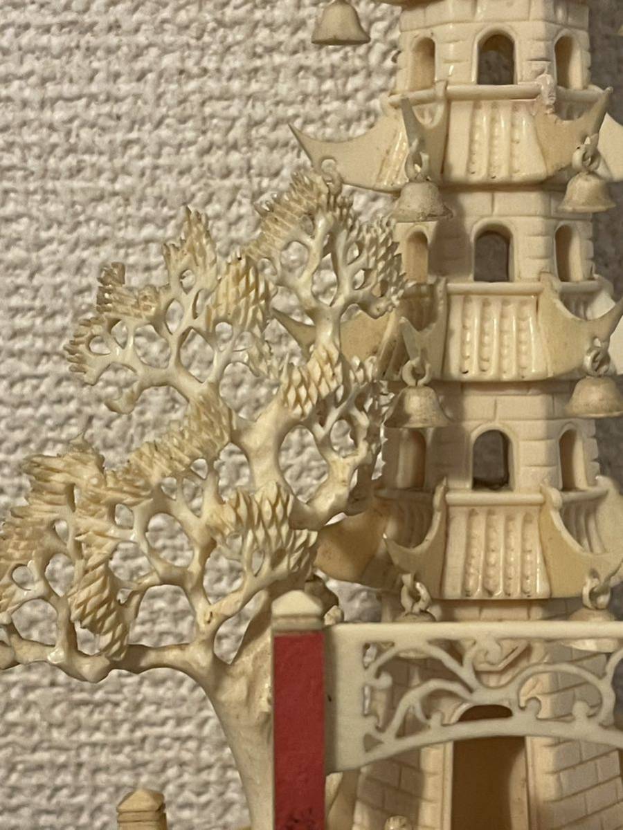 天然素材象牙風彫刻置物マンモス置物時代物縁起物古置物古| JChere雅虎