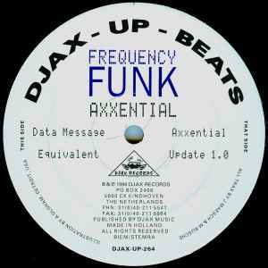 Frequency Funk / Axxential 1996年 Djax-Up-Beats からの90年代全開のオシレーター系アナログハードテクノ！！_画像1