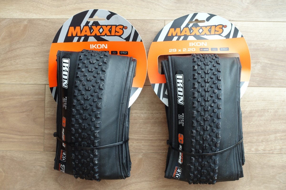 超美品の アイコン マキシス IKON MAXXIS 29x2.2 MTBタイヤ新品2本