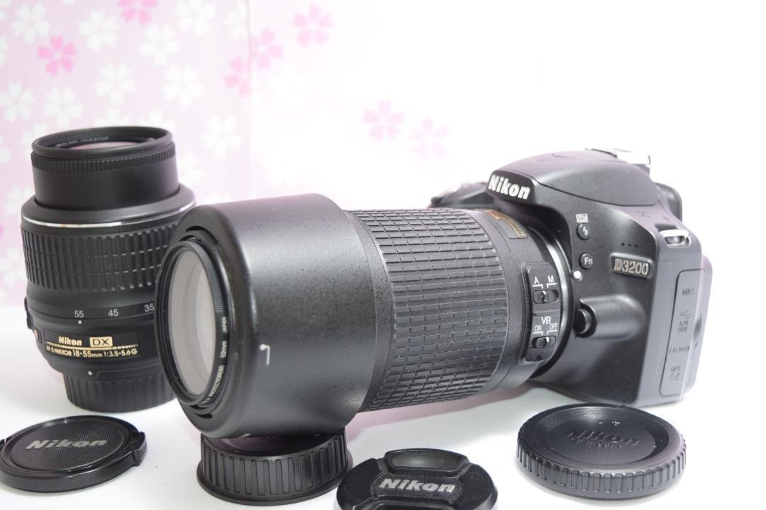 独特の素材 ニコン カンタン撮影＆高画質Nikon D3200 ダブルレンズ