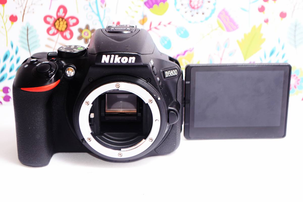 ☆極美品☆ニコン Nikon D5600☆スマホに転送☆高性能一眼レフ☆自撮り可能！_画像2