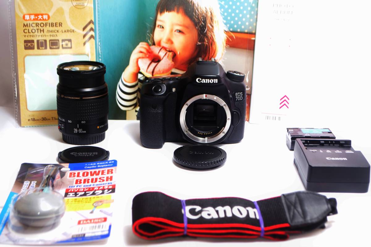 極美品 Canon EOS 70D WiFi搭載＆一瞬を逃さない高速連写｜PayPayフリマ