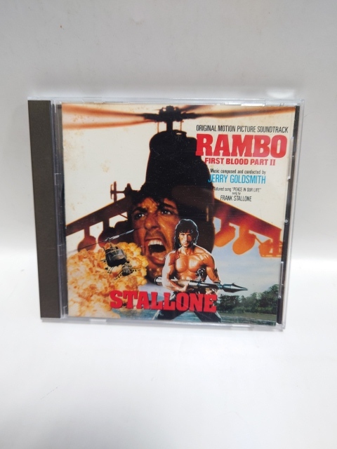 A-0662　中古品◇CD　サウンドトラック　東宝東和提供 スーパー・シリーズ第2弾 ランボー/怒りの脱出　国内盤セル品_画像1