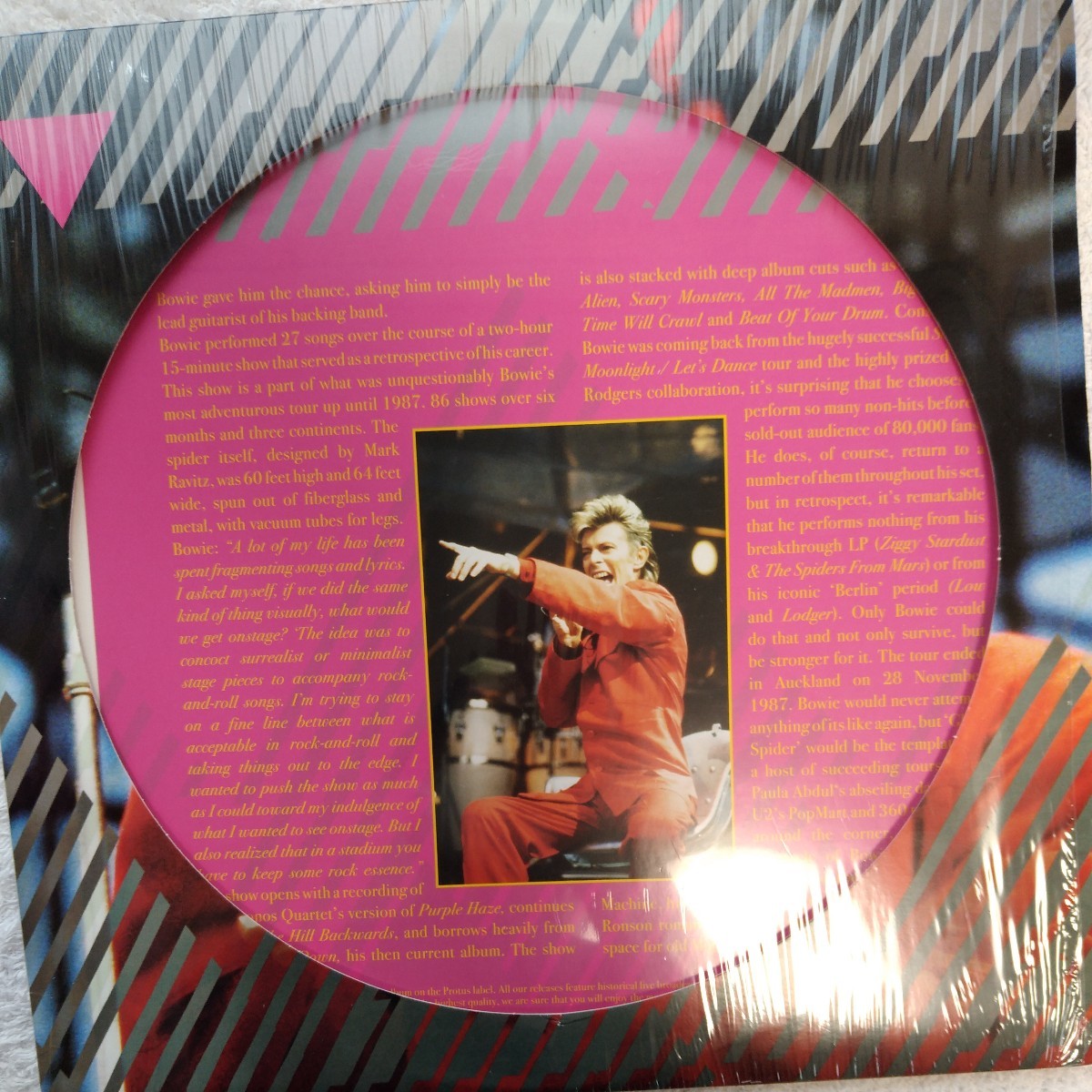 david bowie デヴィッド・ボウイ best of montreal 87 live ライブ analog record vinly レコード アナログ LP_画像5