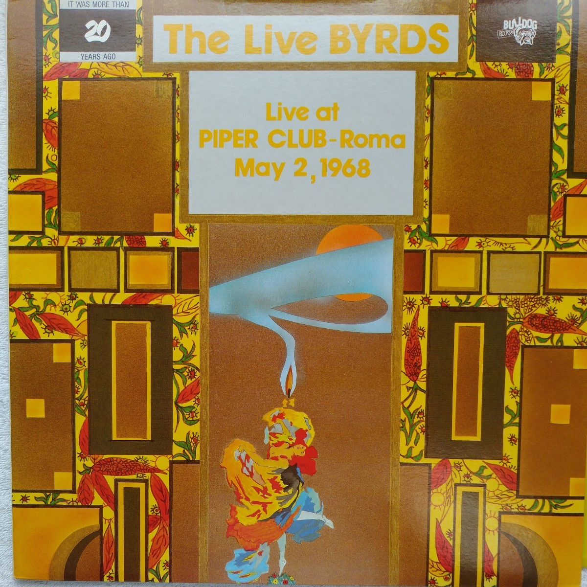 the byrds バーズ ライブ live at piper club analog record vinly レコード アナログ LP_画像2