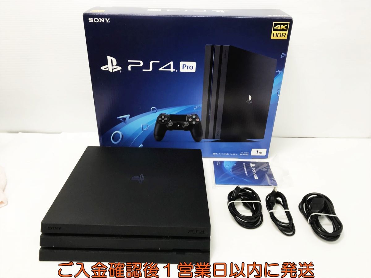 1円】PS4 Pro 本体/箱セット1TB ブラックSONY PlayStation4 CUH-7100B