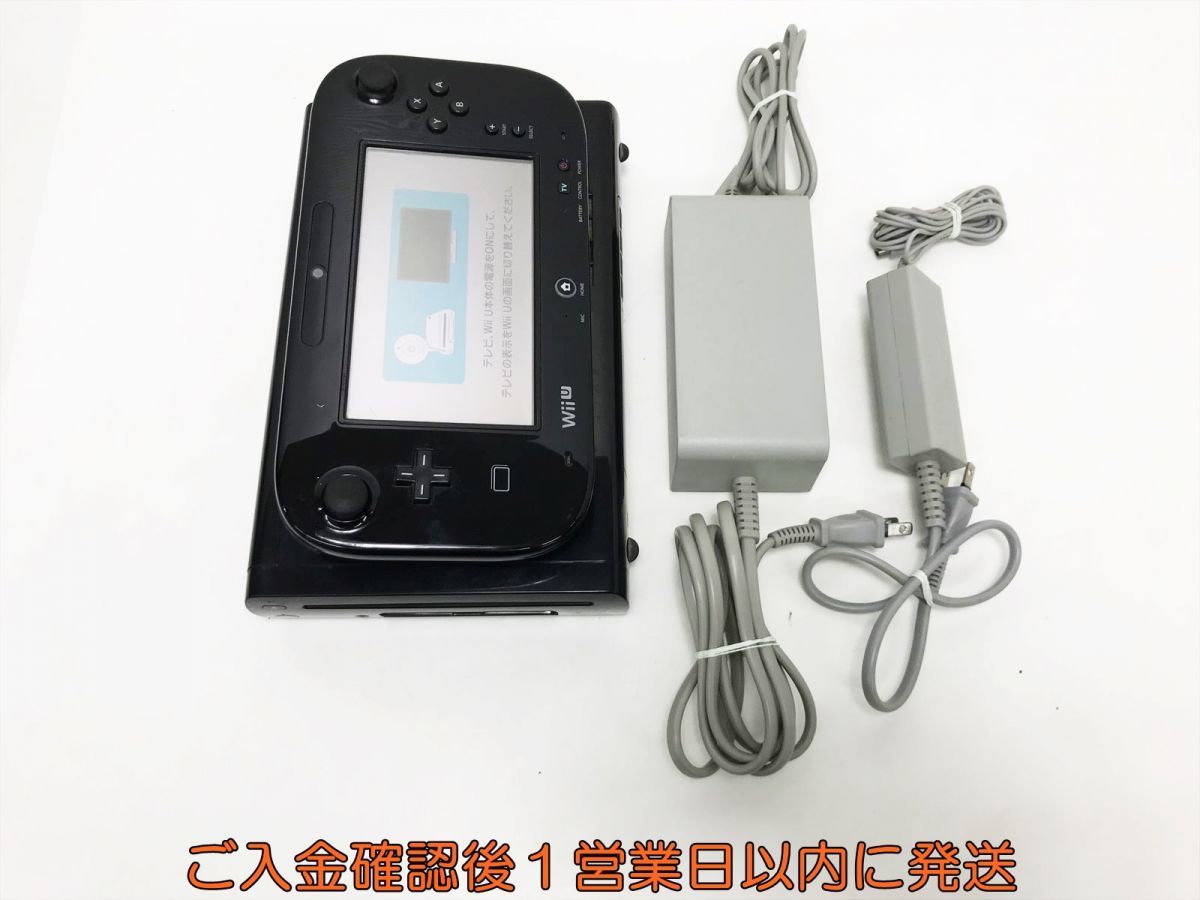 1円】任天堂 WiiU 本体 プレミアムセット 32GB ブラック ニンテンドー