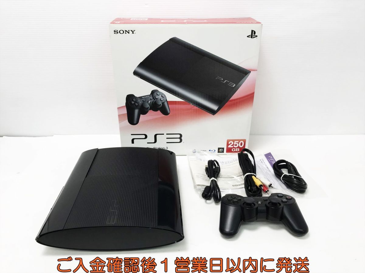 1 jpy ]PS3 body / box set CECH-4200B black 250GB game machine body