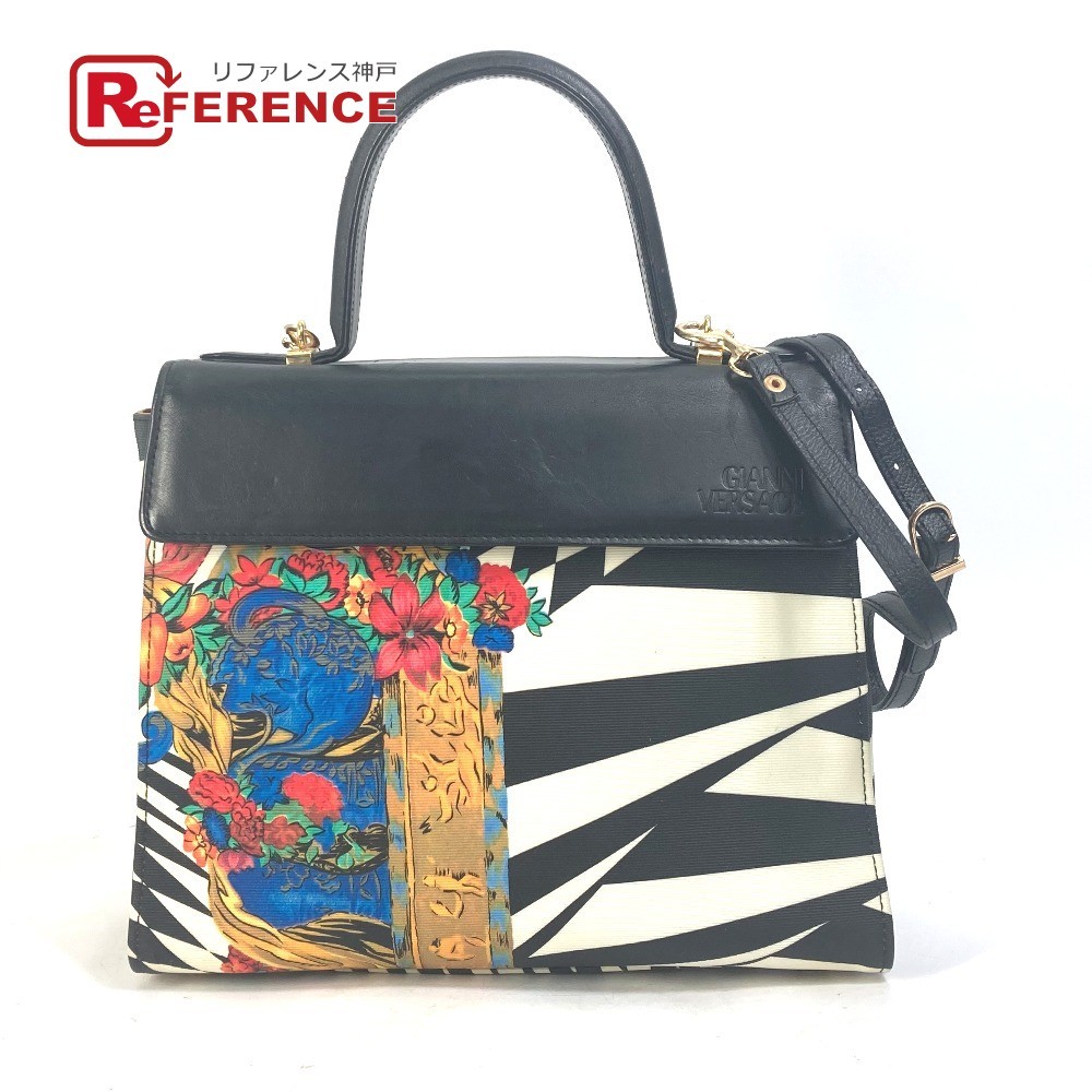 半額SALE／ 総柄 ヴィンテージ ヴェルサーチ VERSACE 2WAYショルダー