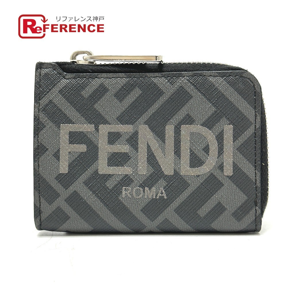 2022年製 新品】 ロゴ ズッカ 小銭入れ 財布 7M0341 フェンディ FENDI