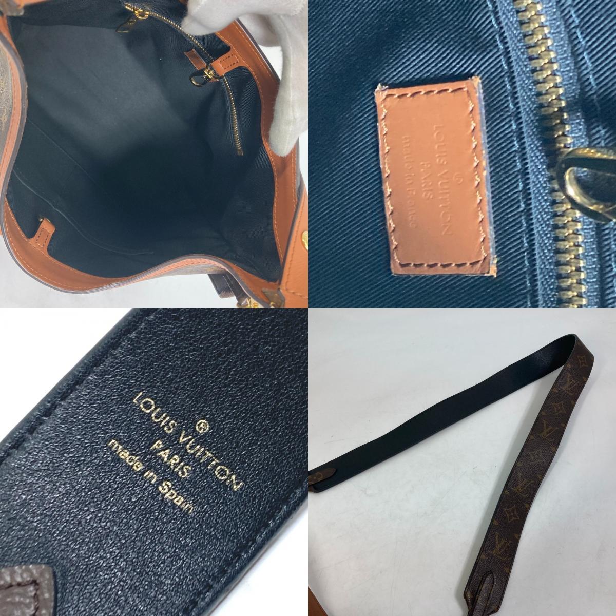 LOUIS VUITTON ルイヴィトン M45194 モノグラムリバース ホーボードーフィーヌPM 肩掛け ショルダーバッグ 【中古】_画像10