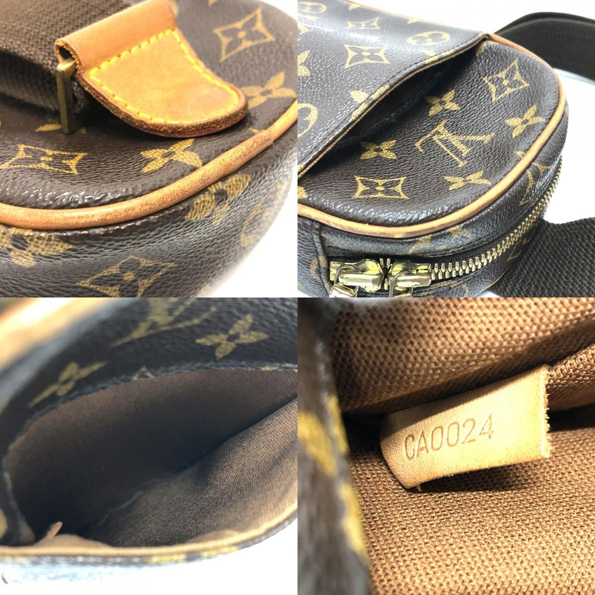 LOUIS VUITTON ルイヴィトン M51870 モノグラム ポシェット ガンジュ カバン ショルダーバッグ モノグラムキャンバス ブラウン_画像9