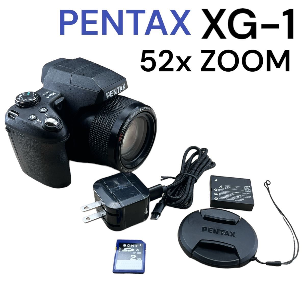 『52倍ズーム ネオ一眼』PENTAX XG-1 smc PENTAX 4.3-223.6mm 1:2.8-5.6 動作 美品 _画像8