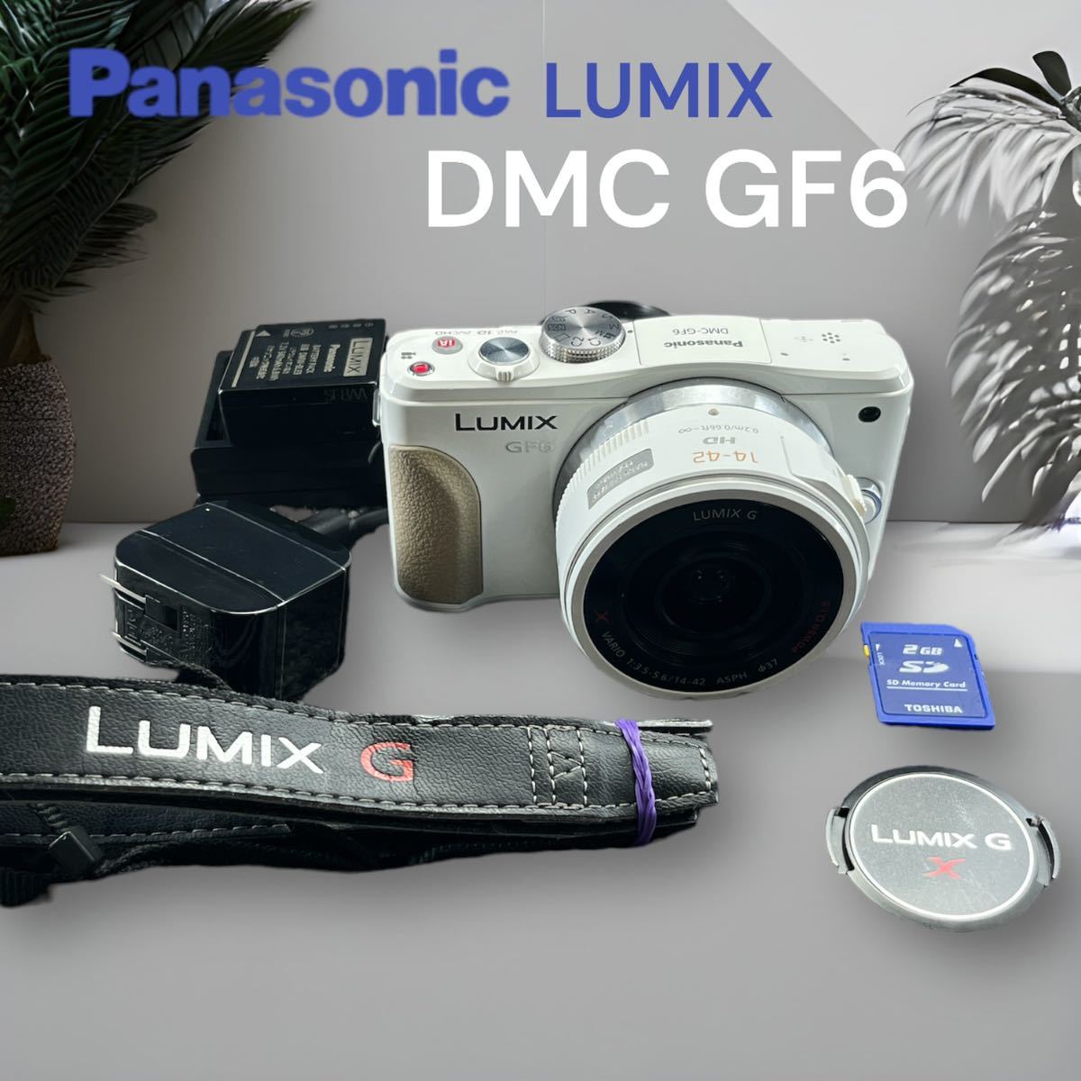 『パワーズーム付き GF-6』Panasonic DMC-GF6 (白)+VARIO14-42ｍｍPower O.I.S 動作 美品 _画像8